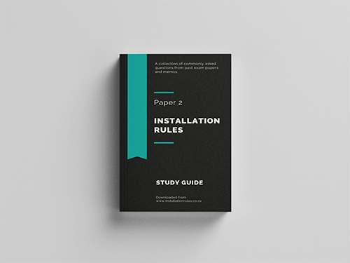 Installation Rules Study Guide P2